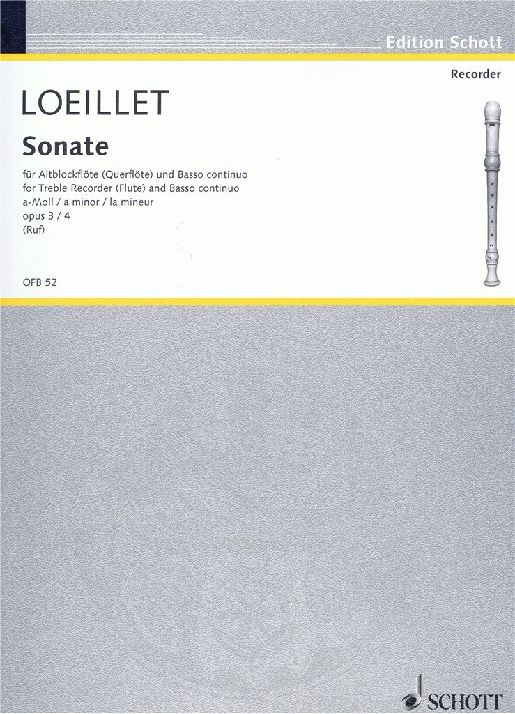 Sonaten(6) 4 A Op.3